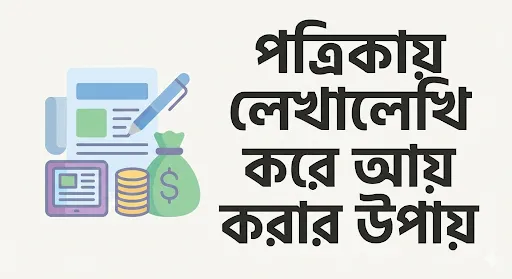 পত্রিকায় লেখালেখি করে আয় করার উপায়