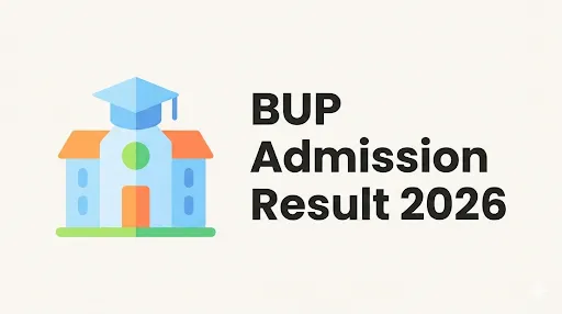 BUP Admission Result 2026