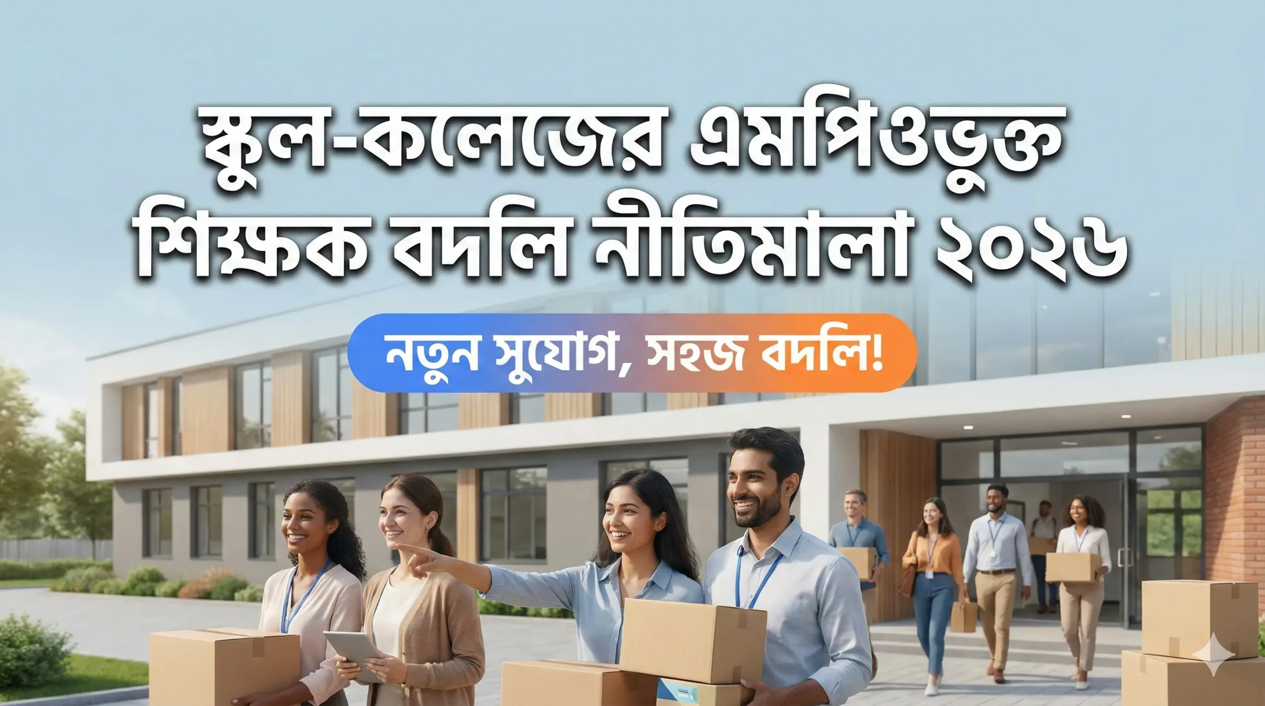 স্কুল-কলেজের এমপিওভুক্ত শিক্ষক বদলি নীতিমালা ২০২৬