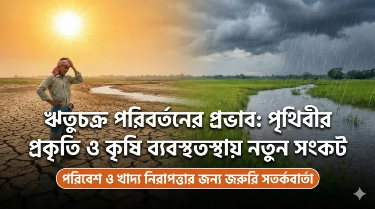 ঋতুচক্র পরিবর্তনের প্রভাব পৃথিবীর প্রকৃতি ও কৃষি ব্যবস্থায় নতুন সংকট