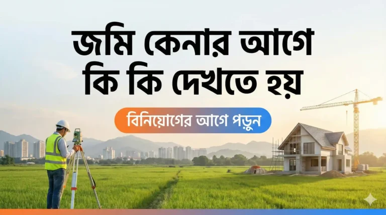 জমি কেনার আগে কি কি দেখতে হয় - বিনিয়োগের আগে পড়ুন