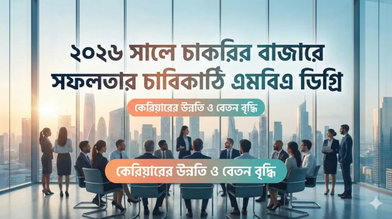 ২০২৬ সালে ক্যারিয়ারে সফল হতে এমবিএ ডিগ্রি কেন জরুরি?