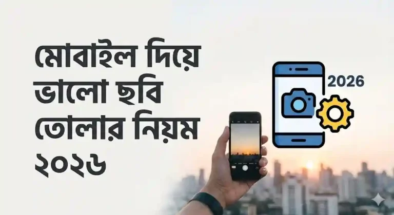 মোবাইল দিয়ে ভালো ছবি তোলার নিয়ম ২০২৬