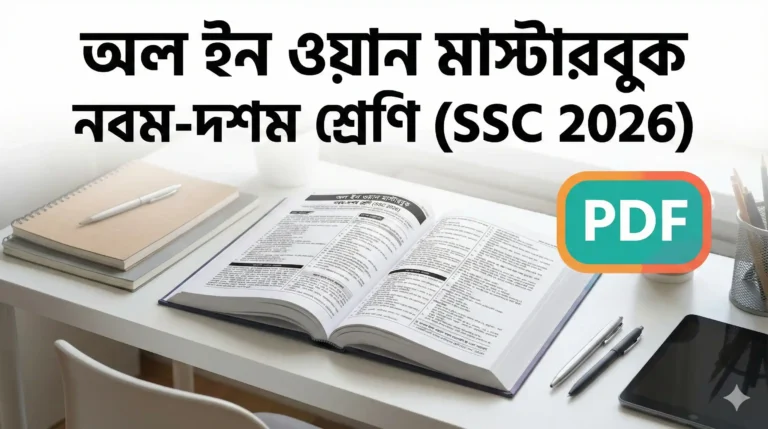 অল ইন ওয়ান মাস্টারবুক নবম-দশম শ্রেণি (SSC 2026) PDF