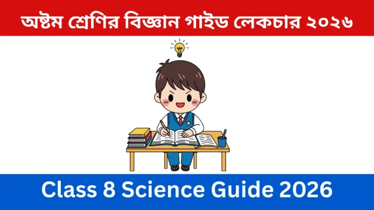 অষ্টম শ্রেণির বিজ্ঞান গাইড লেকচার pdf ২০২৬ | Class 8 Science Guide