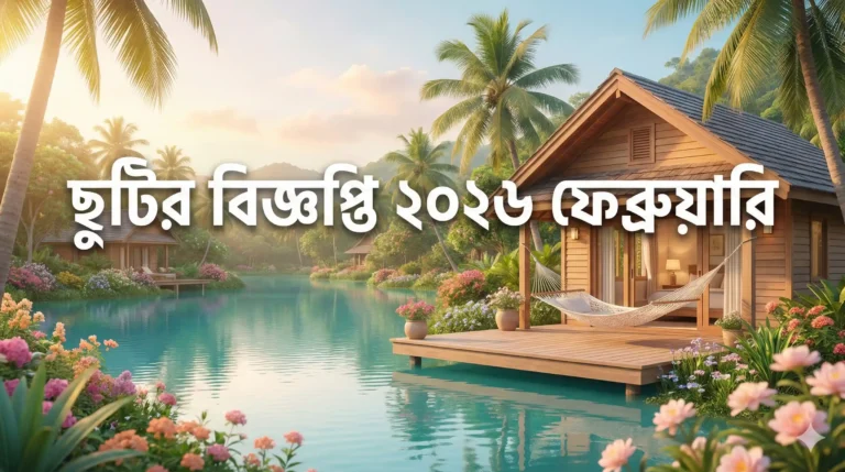 ছুটির বিজ্ঞপ্তি ২০২৬ ফেব্রুয়ারি: জাতীয় সংসদ নির্বাচন উপলক্ষে রাজশাহী শিক্ষা বোর্ডে দুই দিনের ছুটি